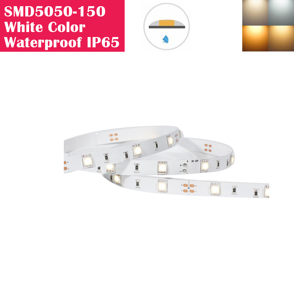 5 Meters SMD5050 Waterproof IP65 150LEDs Flexible LED Strip Lights